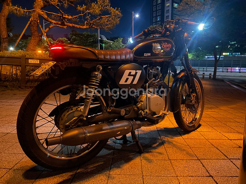 울프 125 08년식 카페레이서 커스텀 가격내림--4