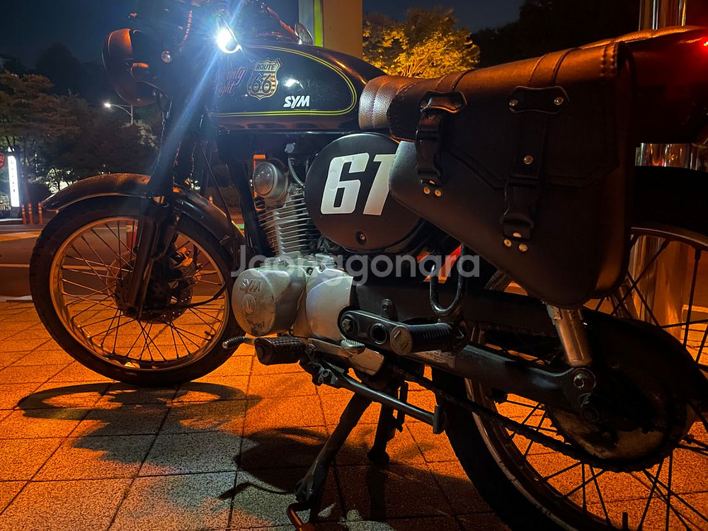 울프 125 08년식 카페레이서 커스텀 가격내림--2