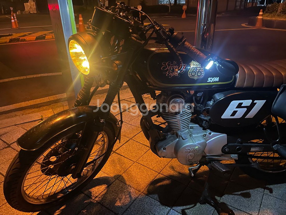 울프 125 08년식 카페레이서 커스텀 가격내림--1