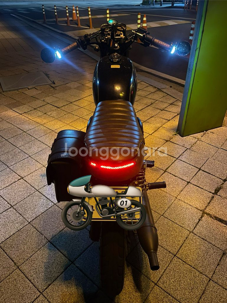 울프 125 08년식 카페레이서 커스텀 가격내림--3