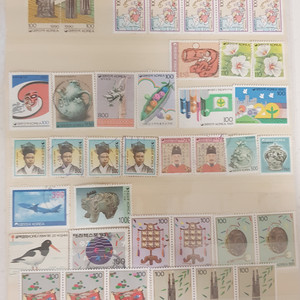 1990년대 우표 140장