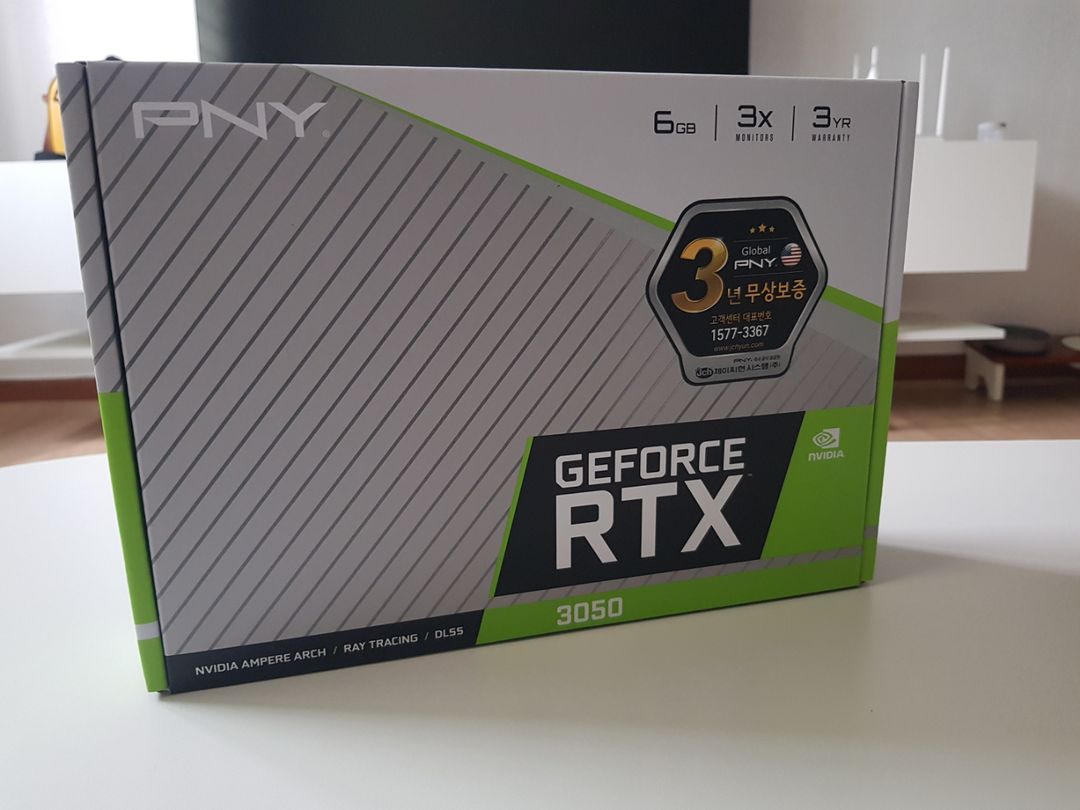 미개봉 RTX3050 그래픽카드 팝니다.