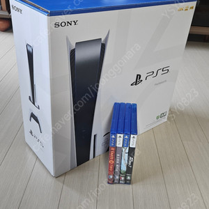 추가용량 플스5 PS5 디스크판(듀얼센스 2개)