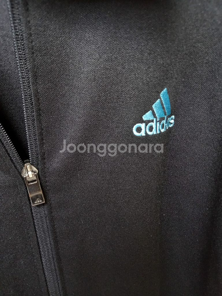 아디다스 검하 블랙스카이블루 트랙탑 져지집업 95~98--2