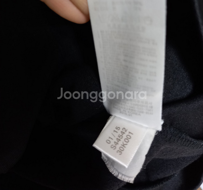 아디다스 검하 블랙스카이블루 트랙탑 져지집업 95~98--5