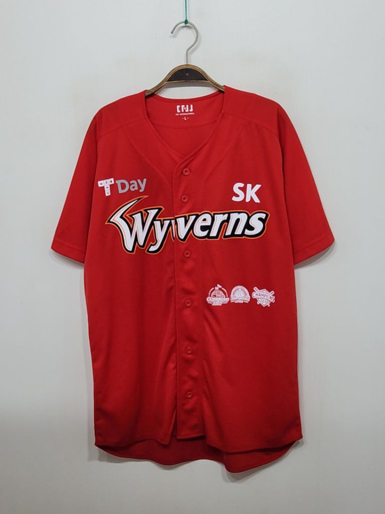 XL SK와이번스 챔피언 야구져지 우승기념 사인유니폼