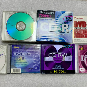 새제품, 쥬얼 DVD, CD RW 공시디(다이오유덴외)