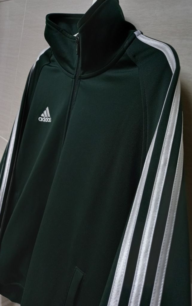 아디다스 그린실버 진초록 트랙탑 저지 져지집업 105 이미지