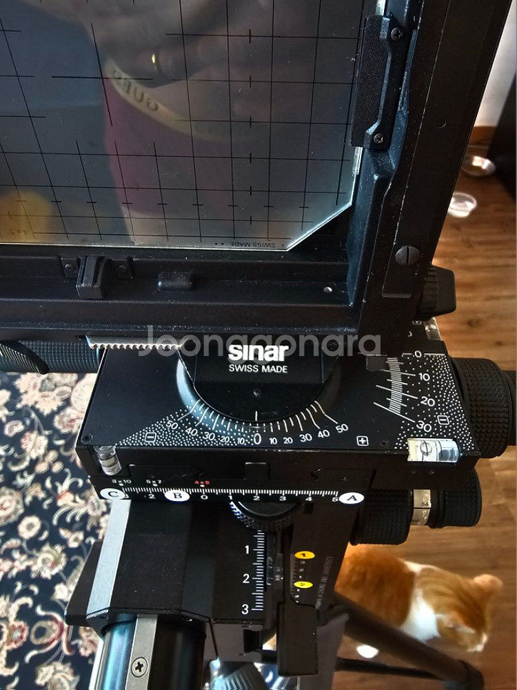 지나(sina)4x5 대형뷰카메라 & 멘프레또--2
