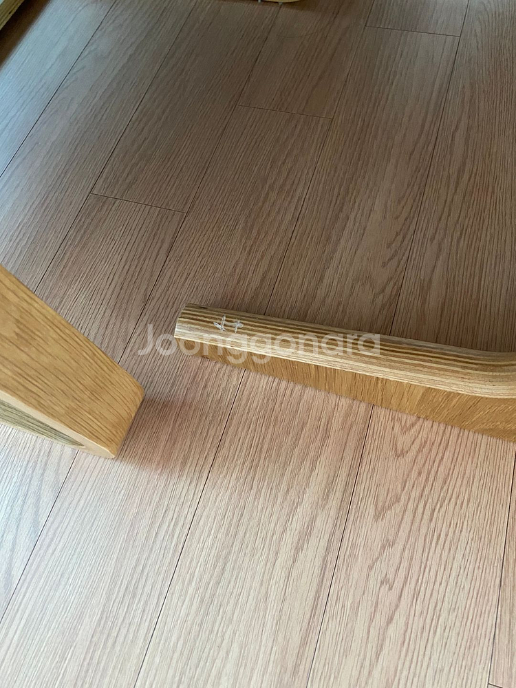 무인양품 리빙다이닝 소파체어 내추럴 떡갈나무 테이블--3
