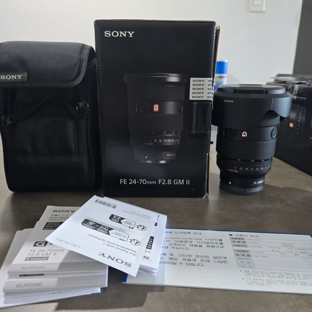 sony 24-70 gm2 렌즈팝니다