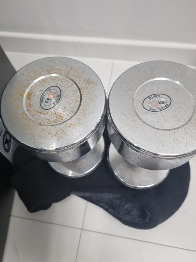 덤벨, 아령 10키로 쌍으로 판매--1