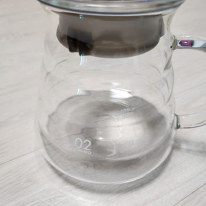 하리오 V60 렌지서버 600ml 클리어 XGS