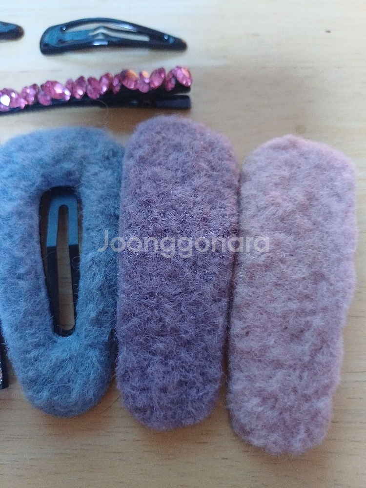 각종 헤어핀 플러스 대형옷핀 8개 세트--4