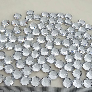 아크릴큐빅 원형투명 100개 일괄