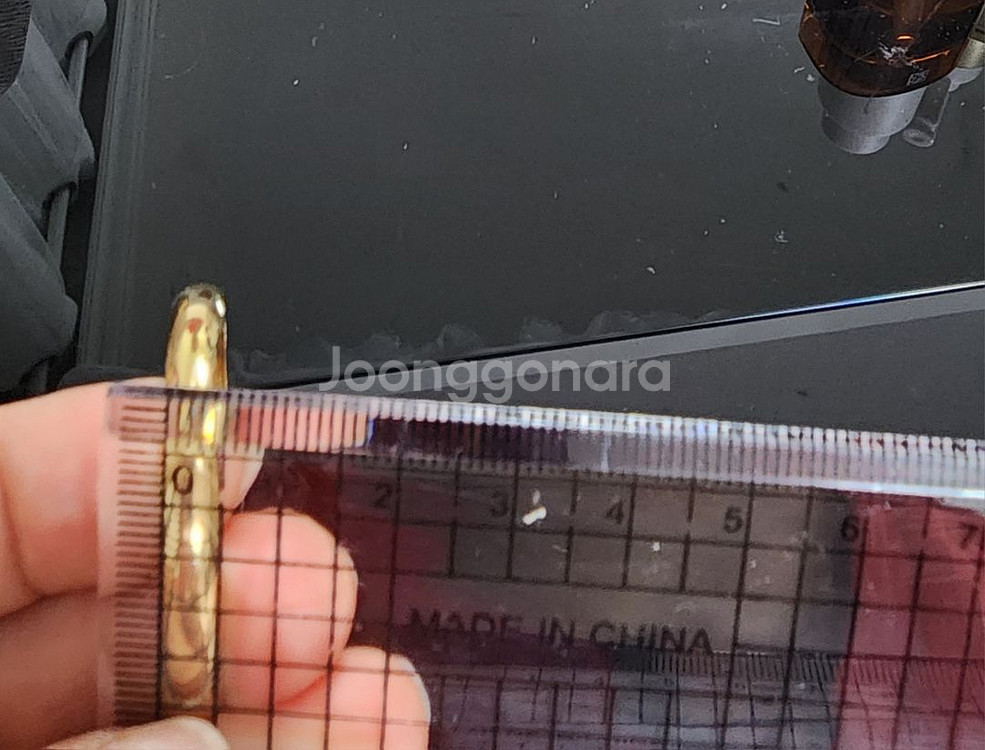 18k 엘로우 링귀걸이(가격인하)--3
