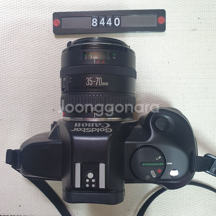 캐논 EOS 850 필름카메라 35~70mm 렌즈 장착--2