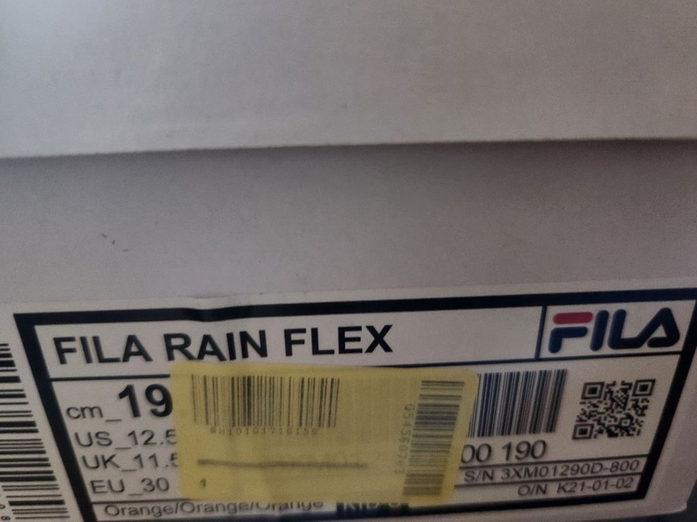 휠라 레인부츠 190 1회착용 이미지