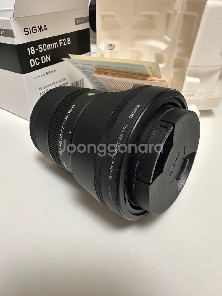 시그마 1850 F2.8 E 소니 마운트 판매합니다!--4