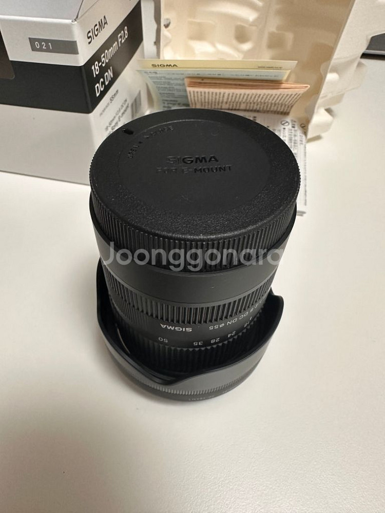 시그마 1850 F2.8 E 소니 마운트 판매합니다!--6