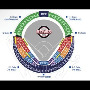 6월 7일(금)기아 VS 두산 1루 외야석 2연석 양도