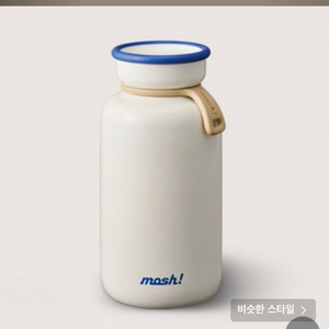 모슈 보온보냉 라떼 텀블러 450ml 화이트