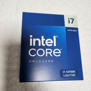인텔 CPU 14700K 미개봉 새제품 팝니다