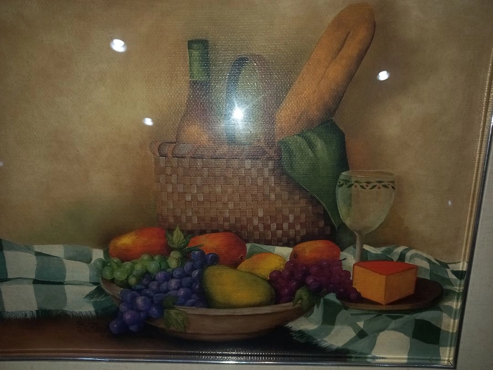유화그림 액자 이미지