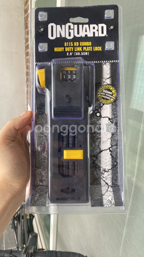 온가드 관절락 90cm비밀번호.좌물쇠.자전거,바이크--0