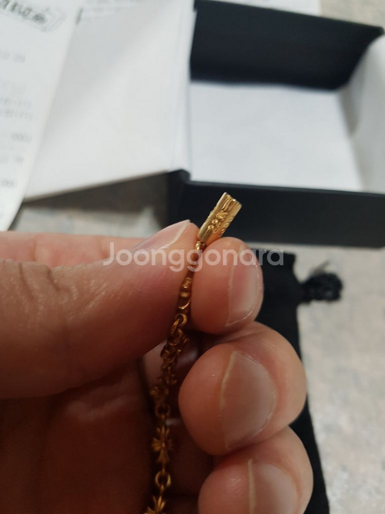 (정품/새상품)크롬하츠 타이니팔찌 22k 이서진팔찌--3