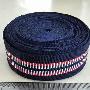 원단리본 네이비 지퍼무늬 8마 일괄