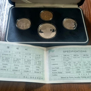 93대전엑스포 기념주화 (은화)팝니다. 옛날돈 동전수집