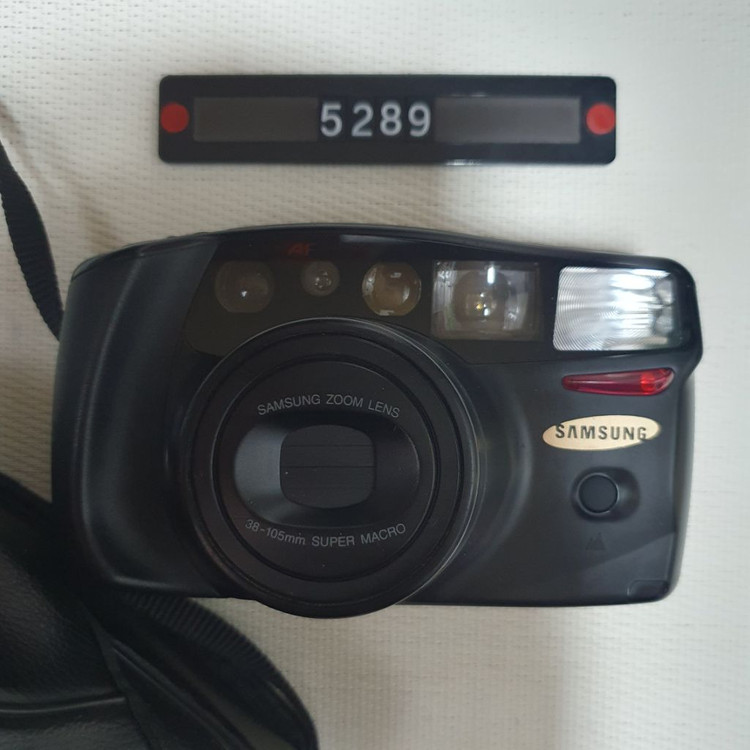 삼성 캐녹스 퍼지줌 1050 필름카메라 파우치포함--0