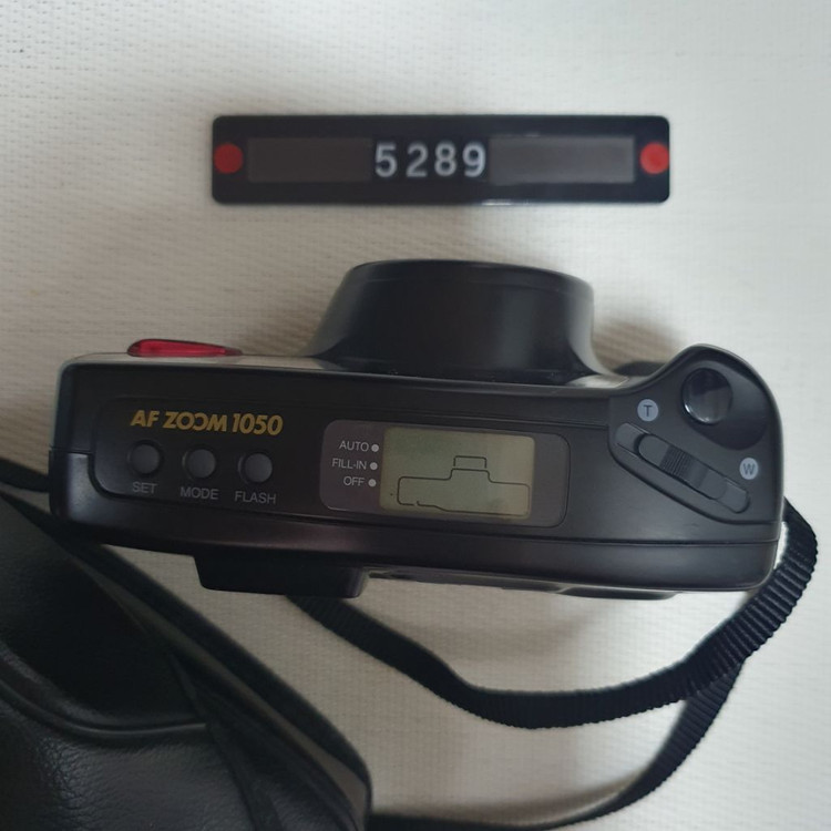 삼성 캐녹스 퍼지줌 1050 필름카메라 파우치포함--1