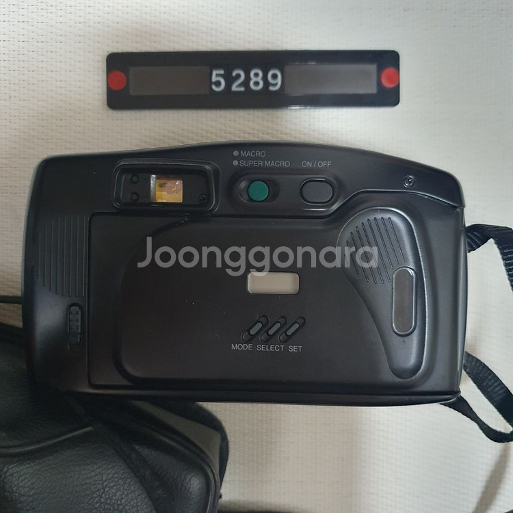 삼성 캐녹스 퍼지줌 1050 필름카메라 파우치포함--2