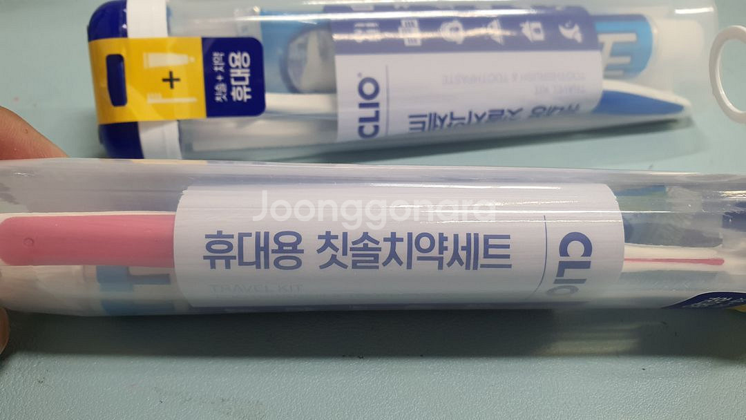 클리오 CLIO 여행용 칫솔 치약 세트--7