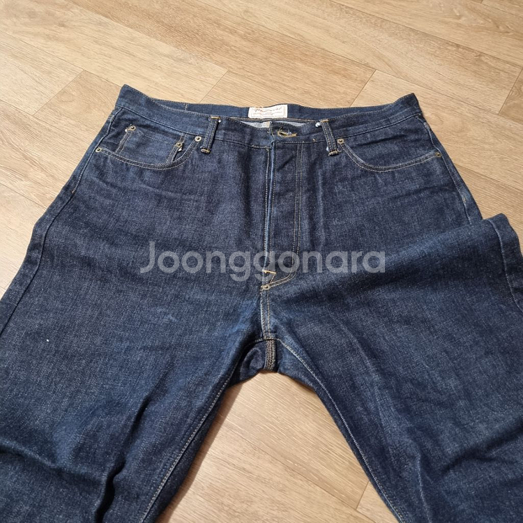 니들워크 셀비지 데님 신치백 34사이즈 김운--1