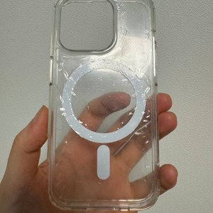 아이폰 15프로 케이스 하이브리드 투명 미사용