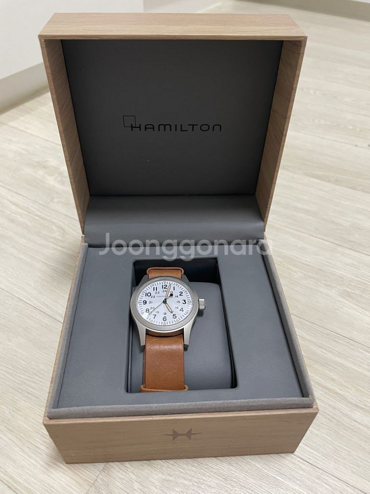 해밀턴 H69439511 카키필드 메커니컬 38mm--7