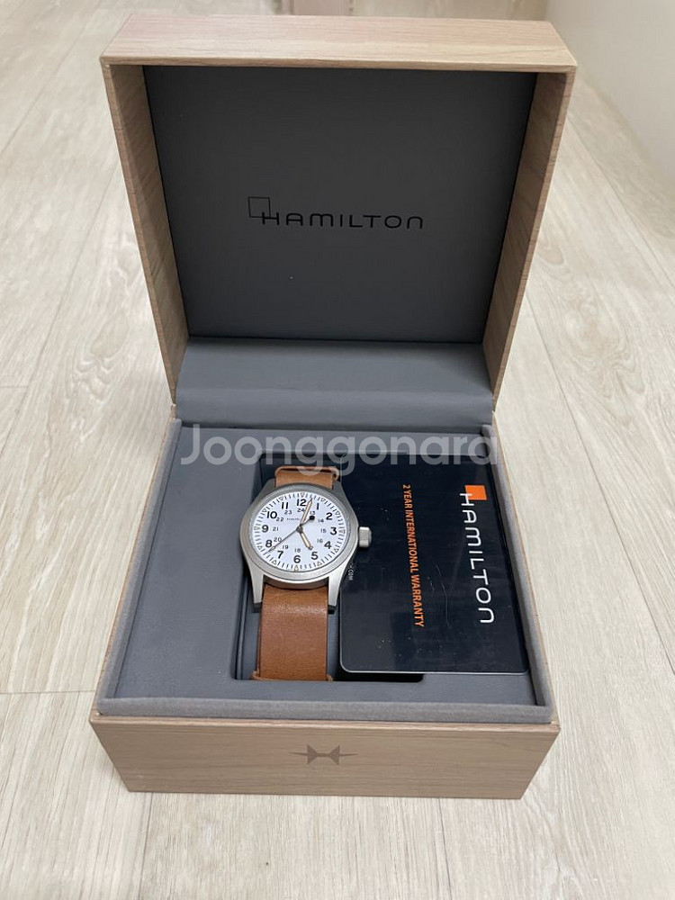 해밀턴 H69439511 카키필드 메커니컬 38mm--8