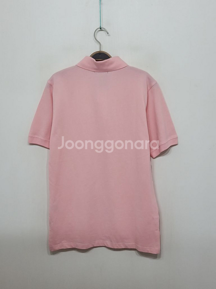 (M) 아르마니진 반팔 카라티 단색 피케 티셔츠--6