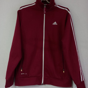 아디다스 버건디 트랙탑 저지 져지집업 95/M