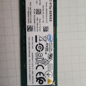 인텔 SSD 1TB 670P시리즈 1개