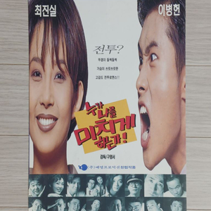 영화전단지 최진실 이병헌 누가나를미치게하는가!(1995