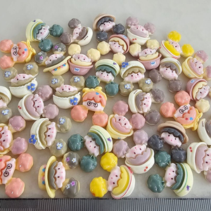 파츠 모자쓴소녀 10종 34개 일괄