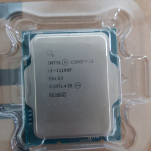 대전 인텔 CPU i3 12100f 팝니다.