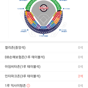 6/8 두산 기아 표 2연석삽니다