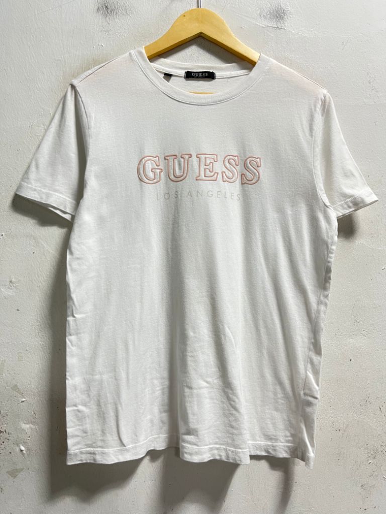 95 GUESS 게스 면 스판 반팔티