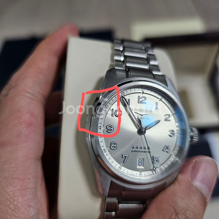 론진 스피릿 37mm 샴페인--1