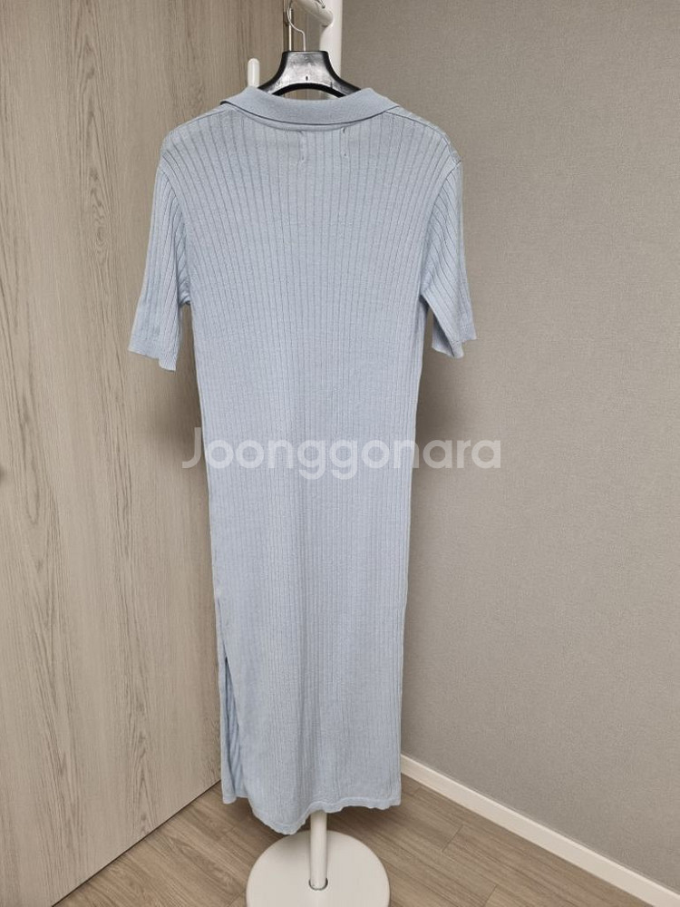 (새상품)여성 카라 니트 원피스--1